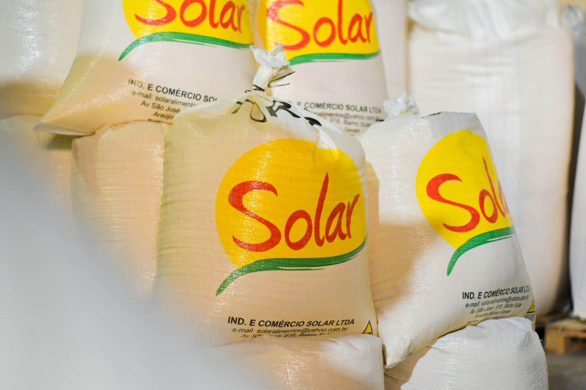 Sacarias de ráfia